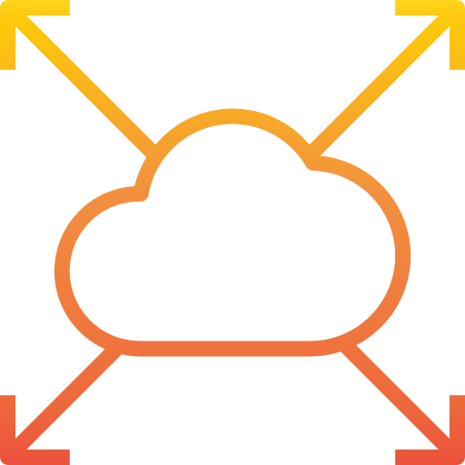 Cloud computing Catkuro Gradient icon