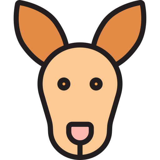 カンガルー Generic color lineal-color icon