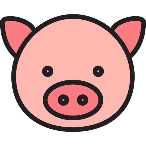 豚 Generic color lineal-color icon