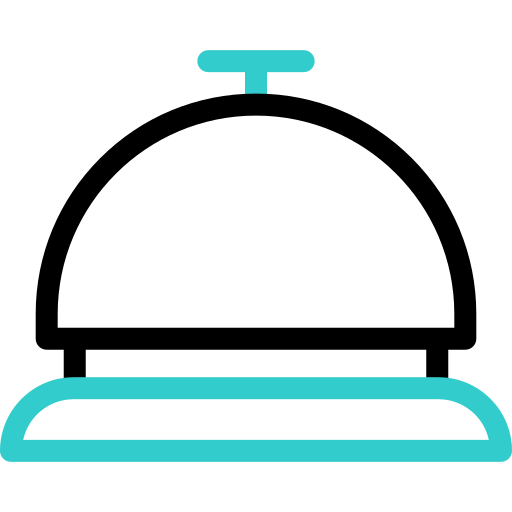 campana del hotel Basic Accent Outline icono