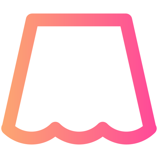 치마 Generic gradient outline icon