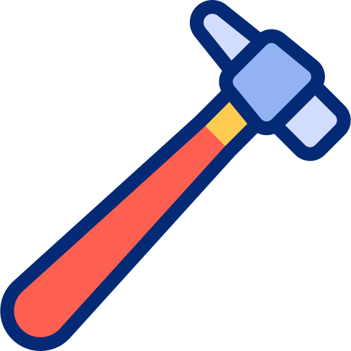 martillo Basic Accent Lineal Color icono