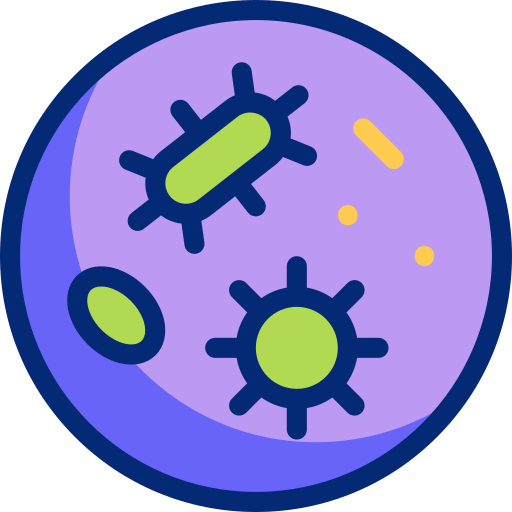 Petri dish Basic Accent Lineal Color icon