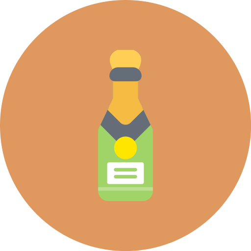 シャンパン Generic color fill icon