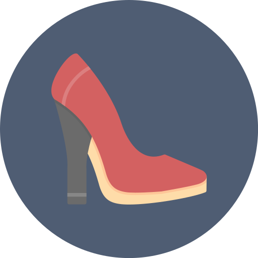 High heels Generic color fill icon