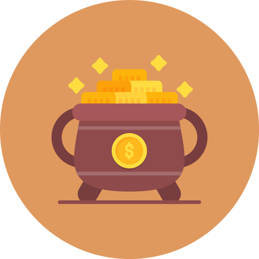 Gold pot Generic color fill icon
