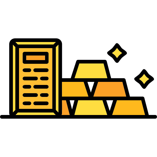 Gold bar Generic color lineal-color icon