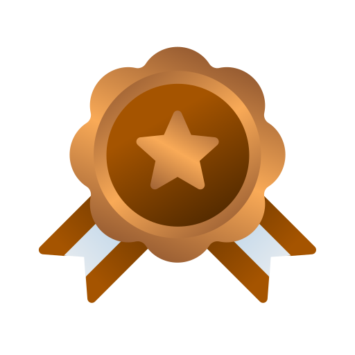 bronzemedaille Generic gradient fill icon