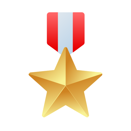 medal gwiazda Generic gradient fill ikona