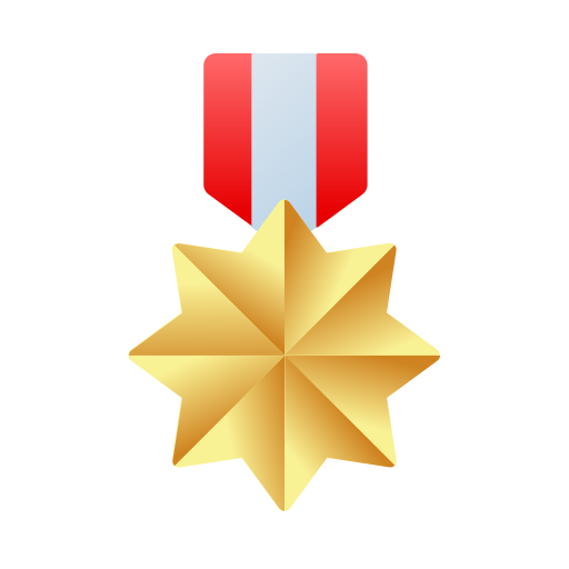 Star medal Generic gradient fill icon