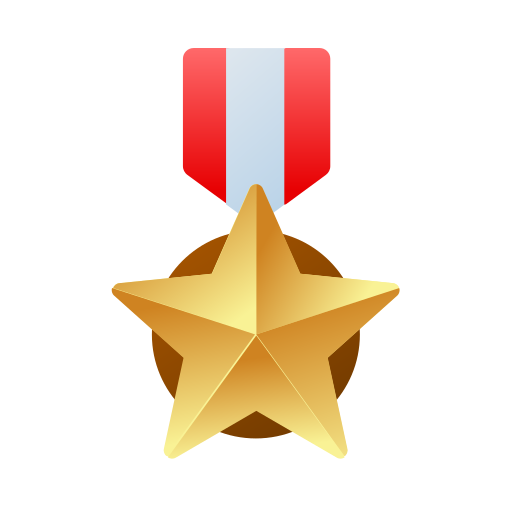 medal gwiazda Generic gradient fill ikona