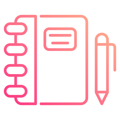 Stationery Generic gradient outline icon