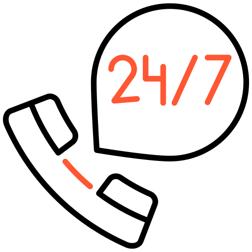 24-7 Generic color outline icono