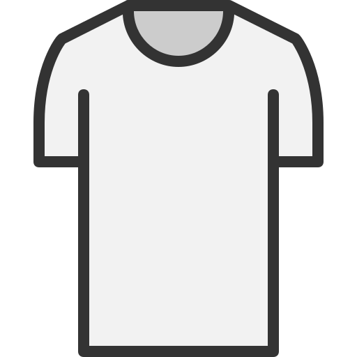 tシャツ Generic color lineal-color icon