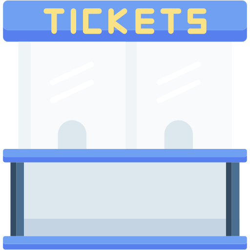 pudełko na bilety Generic color fill ikona