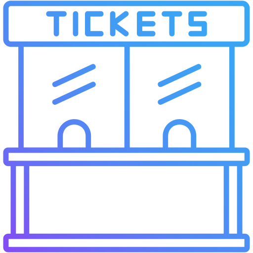 scatola dei biglietti Generic gradient outline icona