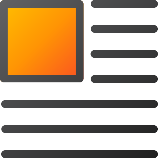 layout Generic gradient lineal-color icon