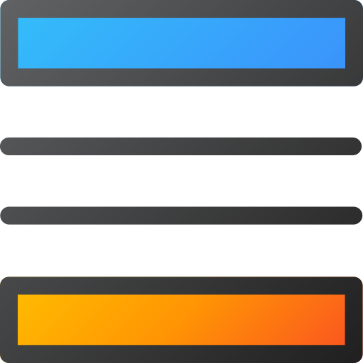 レイアウト Generic gradient lineal-color icon