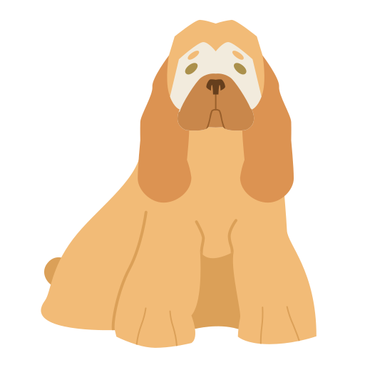 cocker spaniel Generic color fill ikona