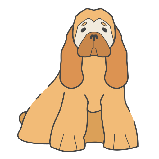 cocker spaniel Generic color lineal-color icona