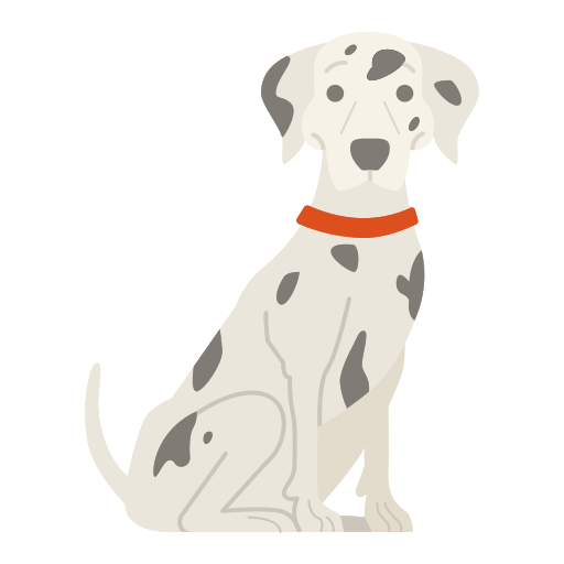 Dalmatian Generic color fill icon