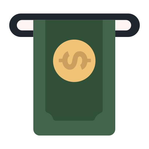 Withdraw money Generic color fill icon