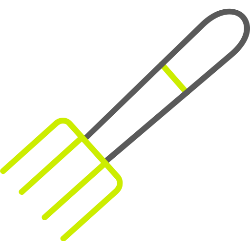 tenedor Generic color outline icono