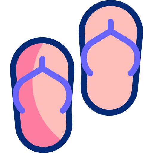 flip-flops Basic Accent Lineal Color icon