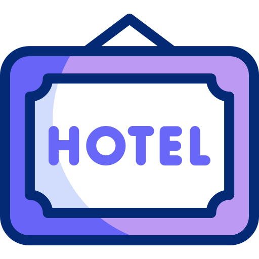 호텔 Basic Accent Lineal Color icon