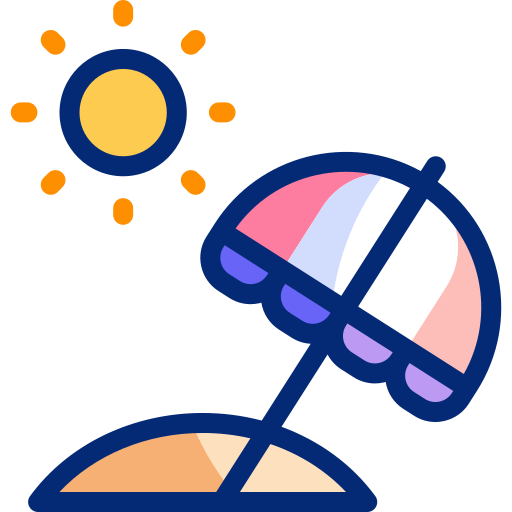 пляжный зонт Basic Accent Lineal Color иконка