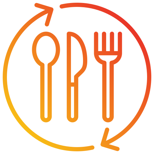 Cutlery Generic gradient outline icon