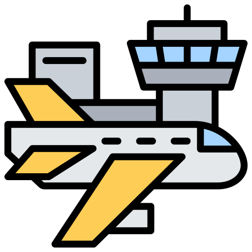 Aircraft Generic color lineal-color icon