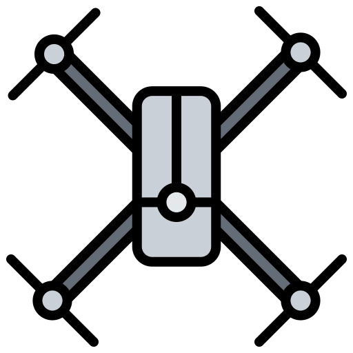 クアドロコプター Generic color lineal-color icon