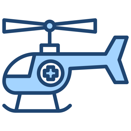 Air ambulance Generic color lineal-color icon