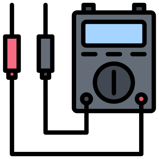 Digital multimeter Generic color lineal-color icon