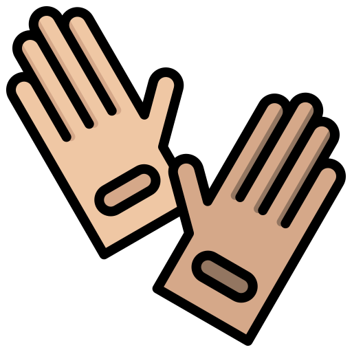 handschuhe Generic color lineal-color icon