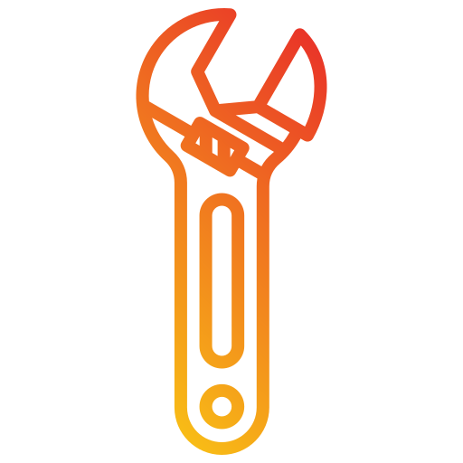 Adjustable wrench Generic gradient outline icon