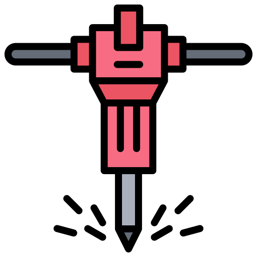 Jackhammer Generic color lineal-color icon