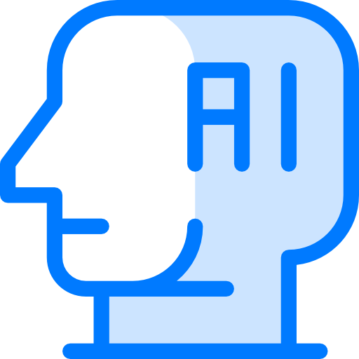 Robot Vitaliy Gorbachev Blue icon