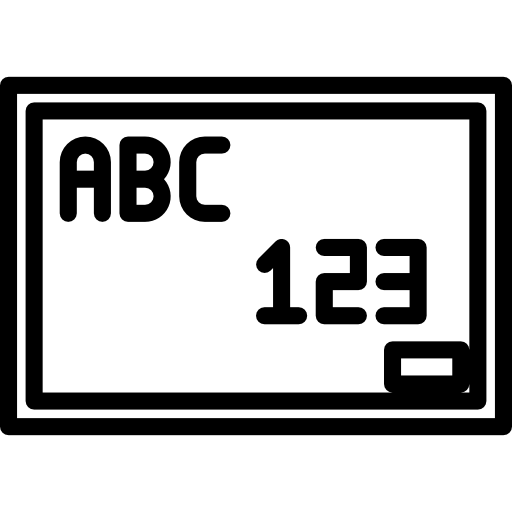quadro-negro Catkuro Lineal Ícone