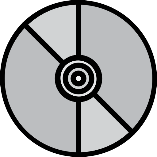 disco compacto Catkuro Lineal Color icono