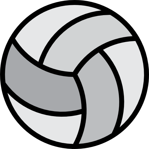 volleyball Catkuro Lineal Color icon