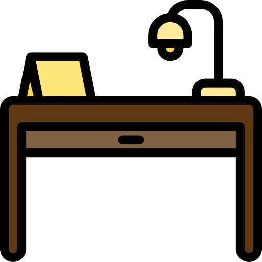 Desk Catkuro Lineal Color icon