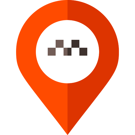 pin de ubicación Basic Straight Flat icono