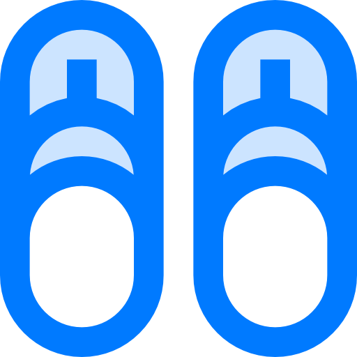 Flip flops Vitaliy Gorbachev Blue icon