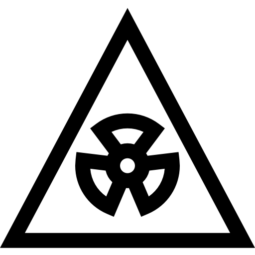 radioattivo Basic Straight Lineal icona