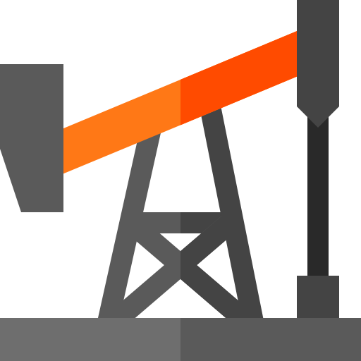 pumpjack Basic Straight Flat Icône