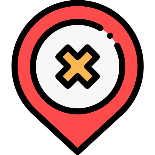 Location pin Detailed Rounded Lineal color icon