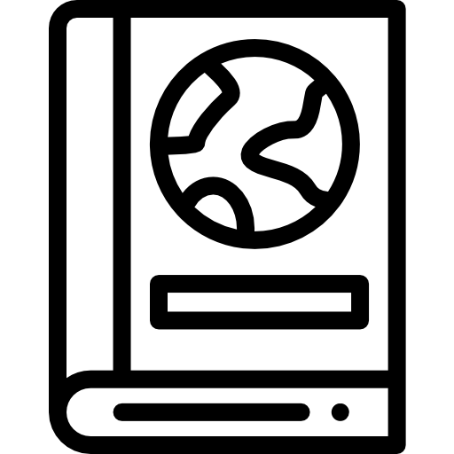 지리학 Detailed Rounded Lineal icon