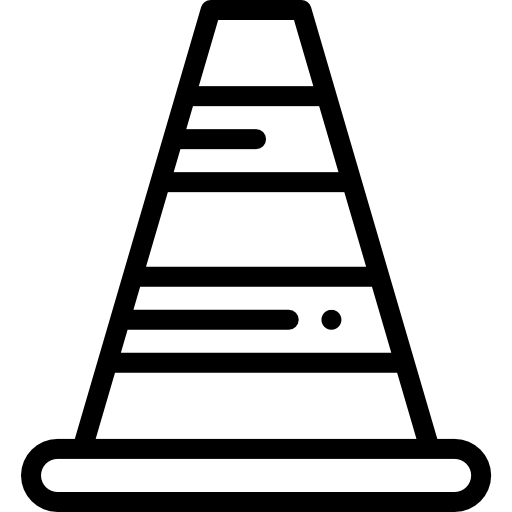 원뿔 Detailed Rounded Lineal icon
